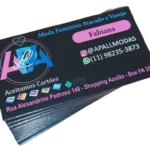 Cartão Visita 4x0 Papel Couche