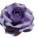 Flor feita em papel 8,5cm x 8,5cm