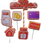 Topper de papel Simples 3D