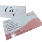 Cartão Visita 4x4 Papel Couche