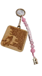 Chaveiro Pai Nosso MDF c/ Nome - Imagem 3