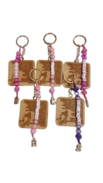 Chaveiro Pai Nosso MDF c/ Nome