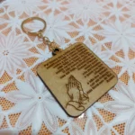 Chaveiro Pai Nosso MDF