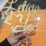 Topper Acrílico 18x18