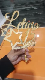 Topper Acrílico 18x18