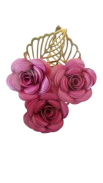 Flor feita em papel 5cm x 5cm - Imagem 2