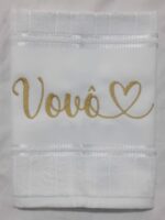 Toalha de mão bordada personalizada - Imagem 5